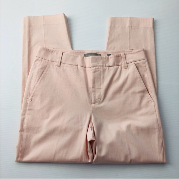 Vince Light Pink Cotton Trousers size 8 - Picture 7 of 11